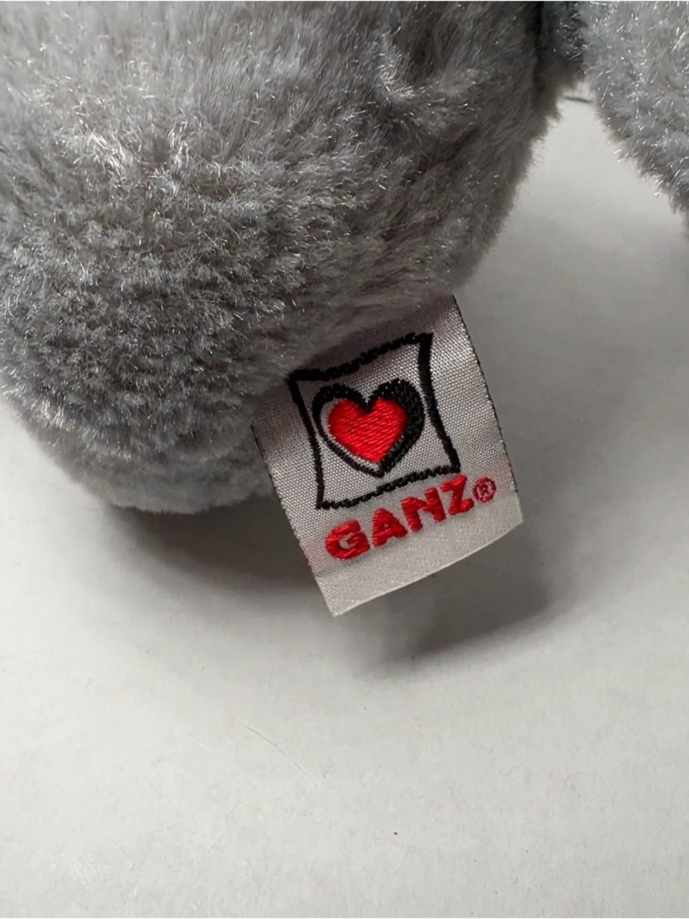 Y2K 2000s Ganz Webkinz Charcoal Cat Plush Stuffed Animal No Code
